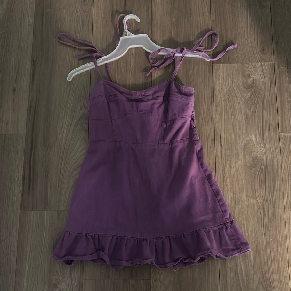 Purple Sleeveless Dress